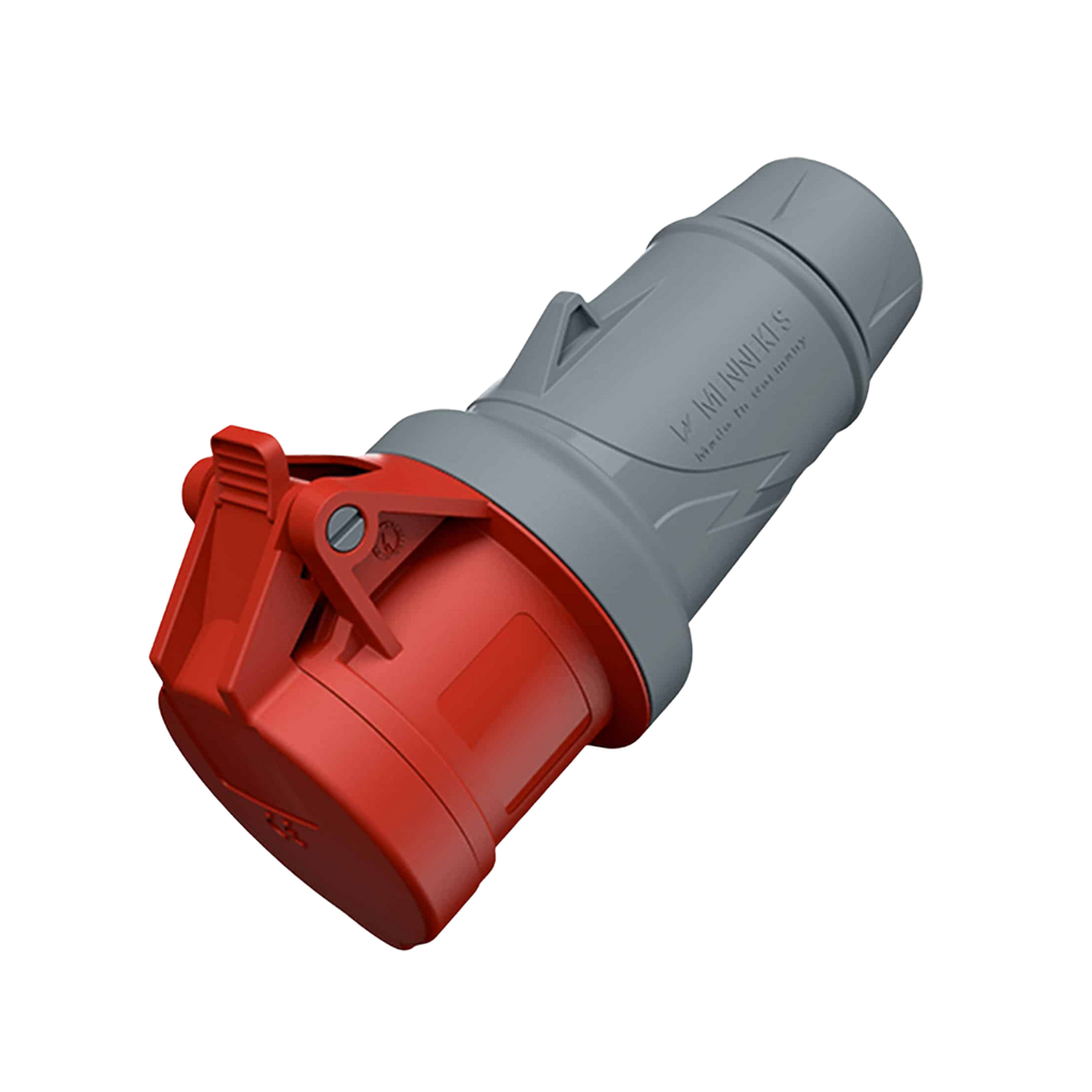 TOMA AEREO 16AMP 3P+T 415V ROJO 6H IP44 POWERTOP PLUS (2 CUERPOS) REEMPLAZO 514