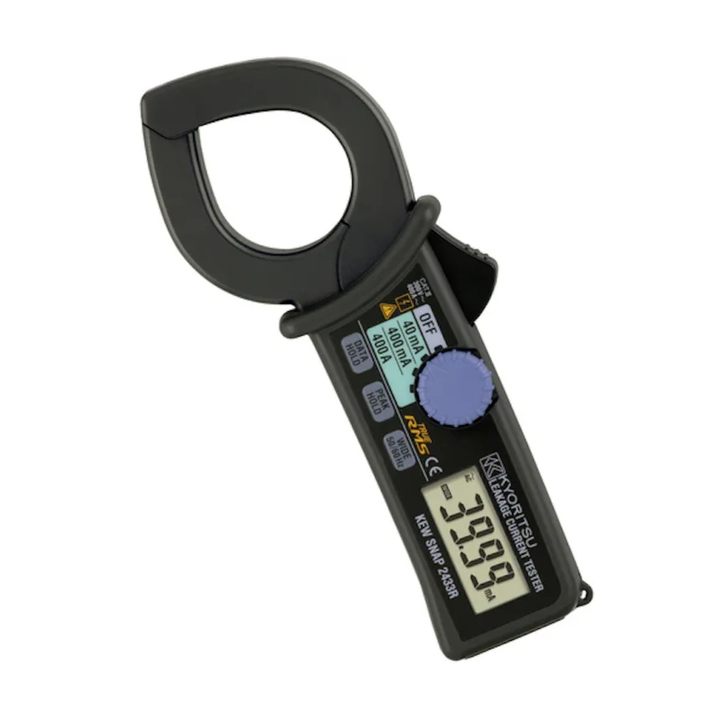 PINZA DETECTOR DE FUGA BLUETOOTH 40-400mA/400A AC TRMS 40MM  