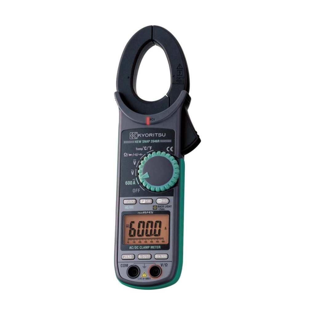 PINZA AMPERIMÉTRICA 600A AC/DC / 600VAC/DC TRMS NCV/Hz/T° 33MM