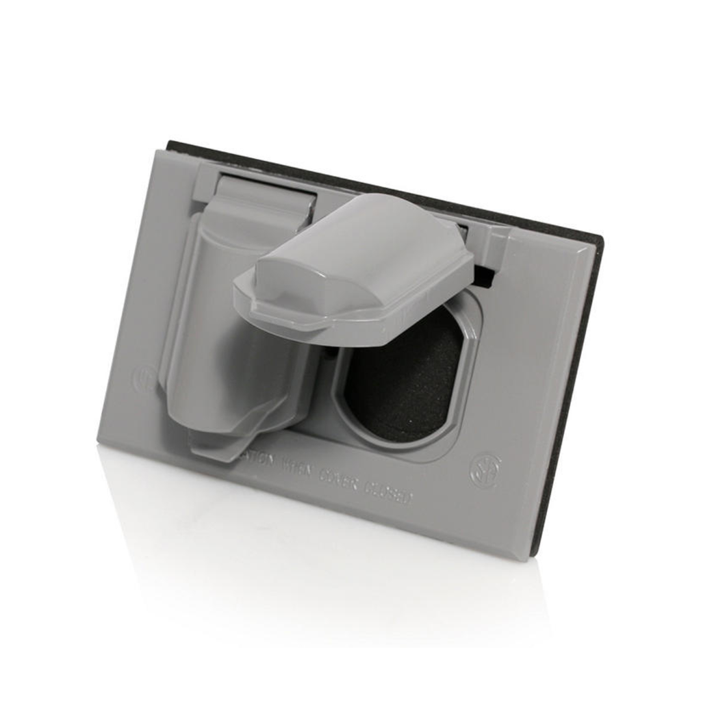 PLACA DOBLE HERMETICA HORIZONTAL ALUMINIO