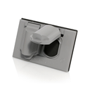 PLACA DOBLE HERMETICA HORIZONTAL ALUMINIO