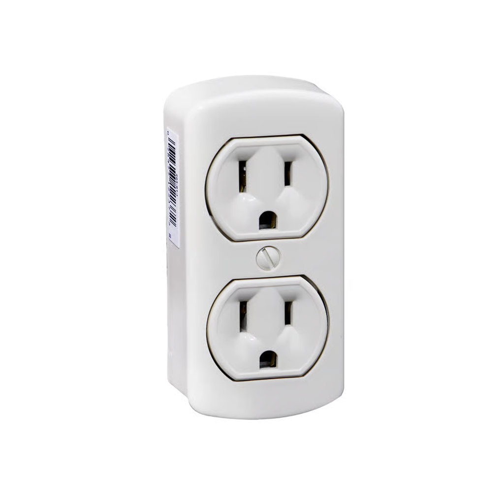 TOMA DOBLE VISIBLE 2X15A L/T 125V MARFIL