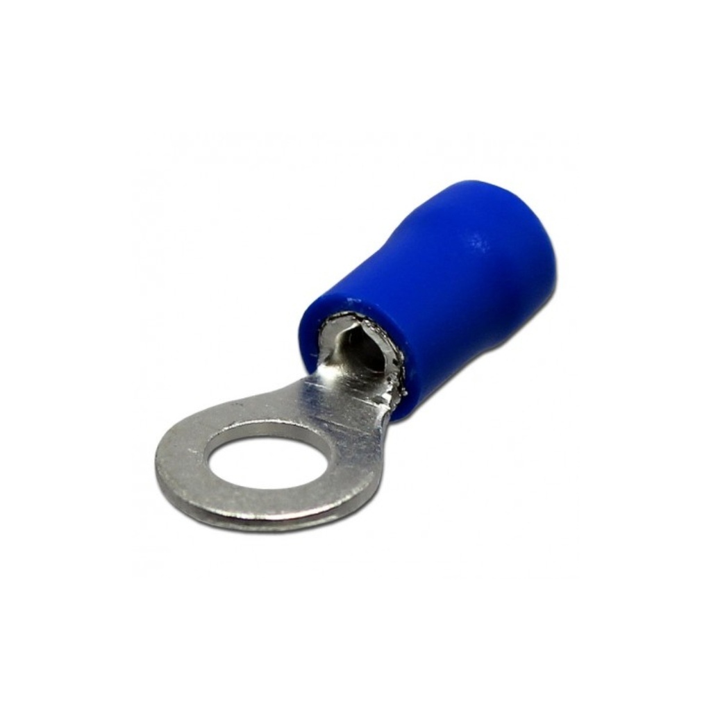 Terminal Ojal Aislado Ø 1/8&quot; – 14-16 AWG Azul (100 und)