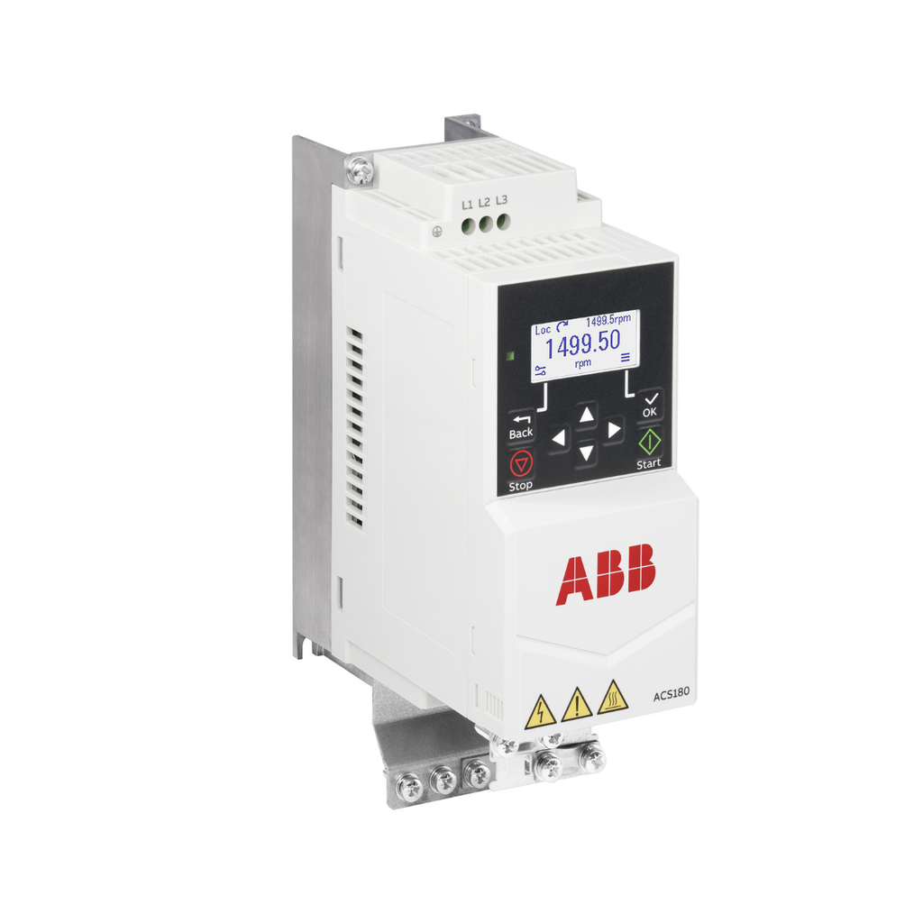Variador de velocidad ACS180, 0.75 kW  Monofásico, 200 - 240 Volt, IP20