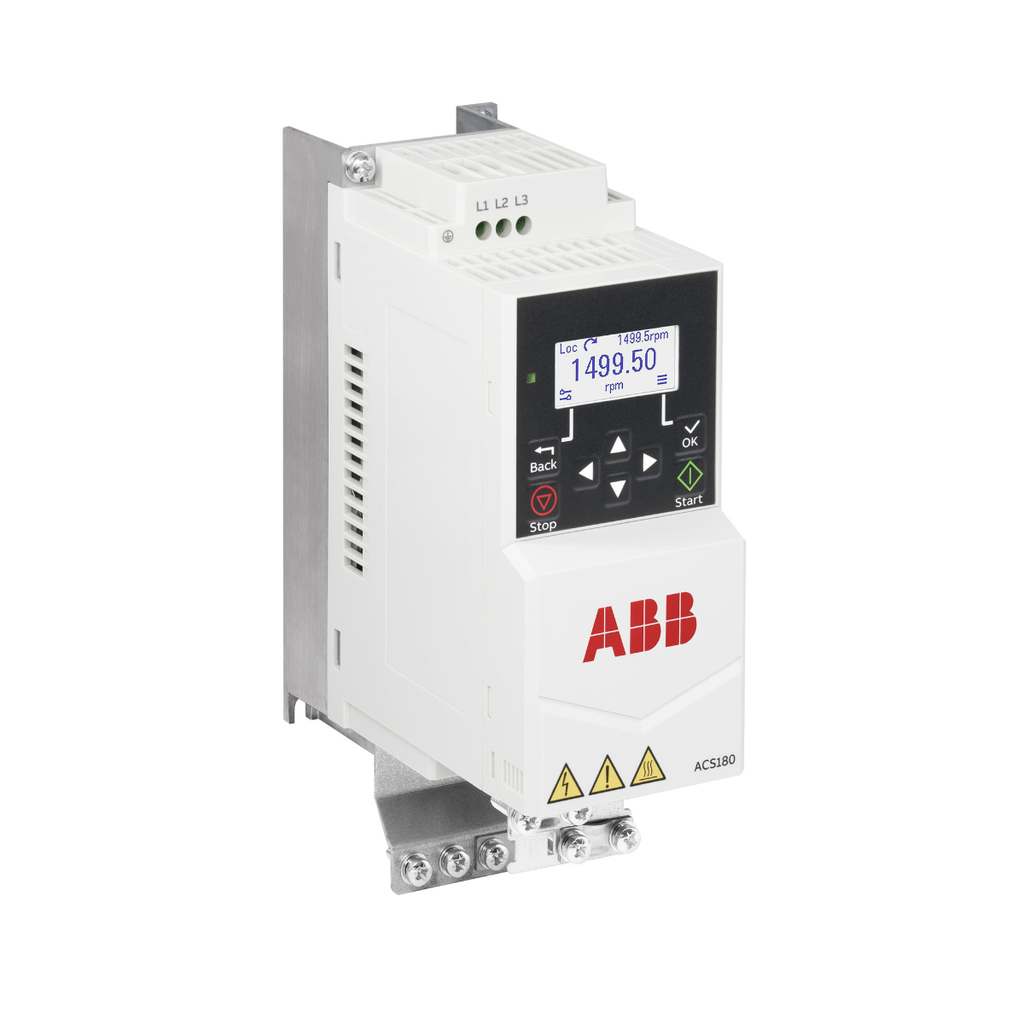 Variador de velocidad ACS180, 0.55 kW  Trifásico, 200 - 240 Volt, IP20