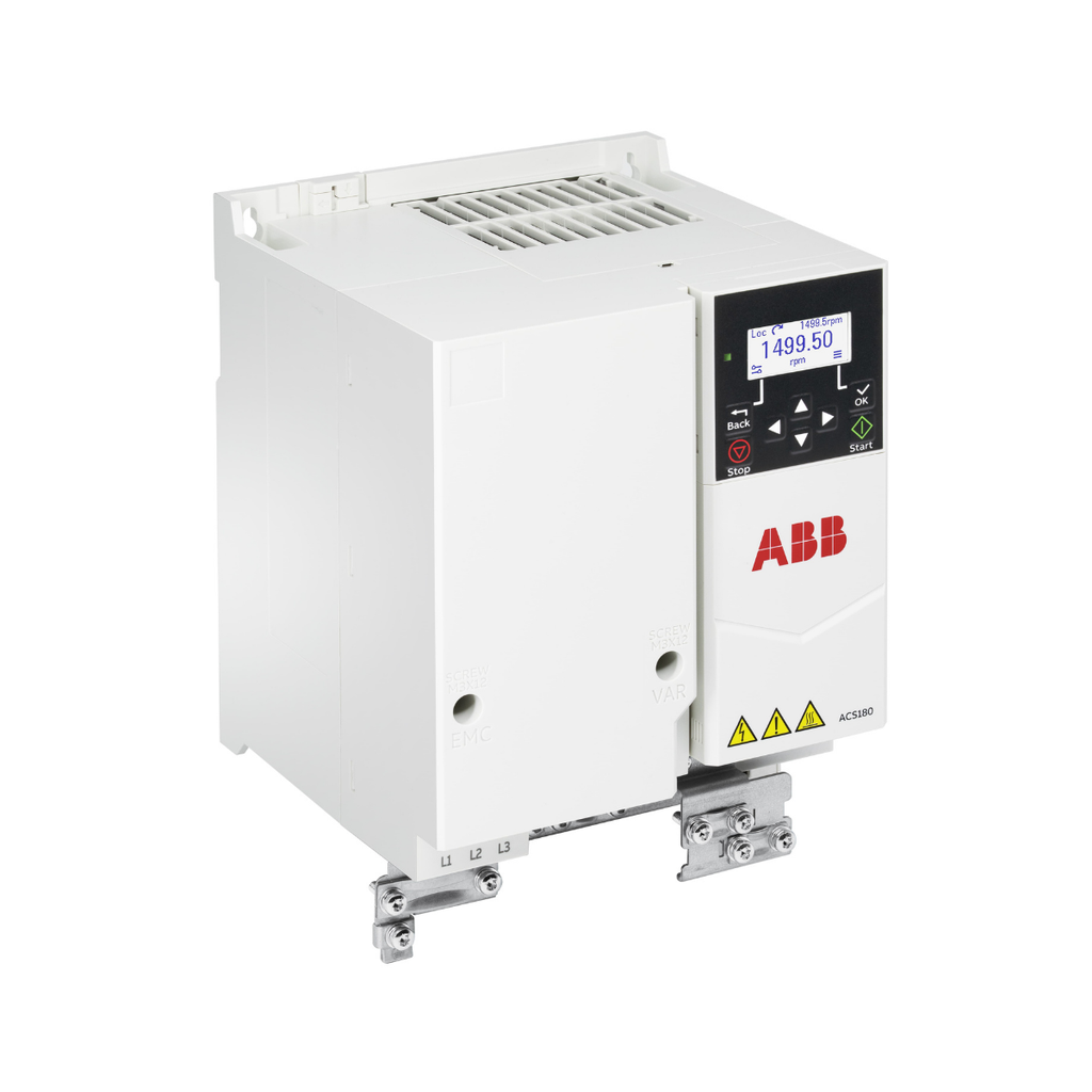 Variador de velocidad ACS180, 5.5 kW  Trifásico, 200 - 240 Volt, IP20