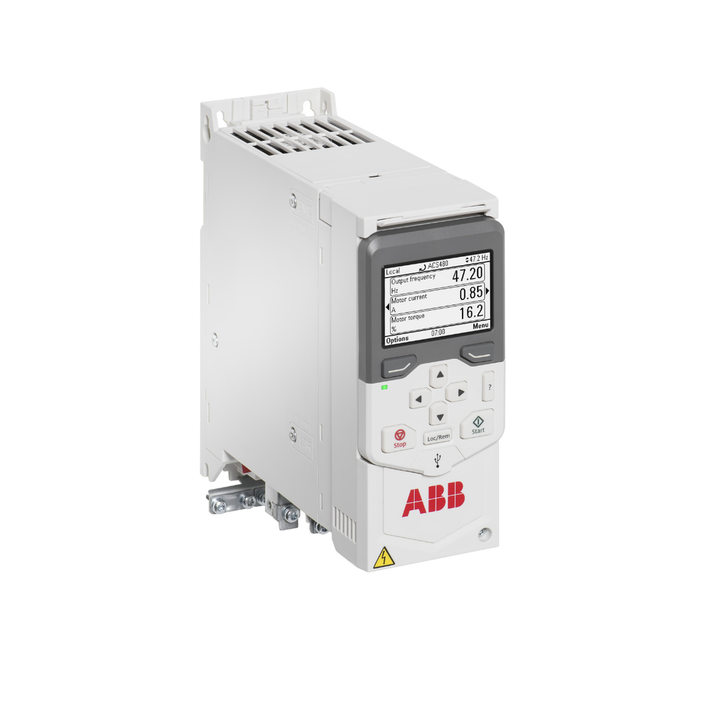 Variador de velocidad ACS480, 0.75 kW  Trifásico, 200 - 240 Volt, IP20