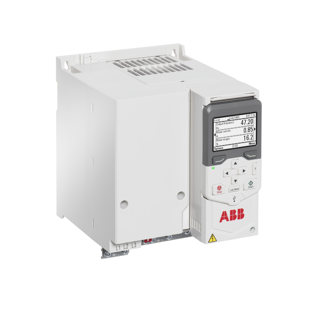 Variador De Velocidad VFD, 4kW / 5.5HP, 17.5A, 200-240V, Trifasico