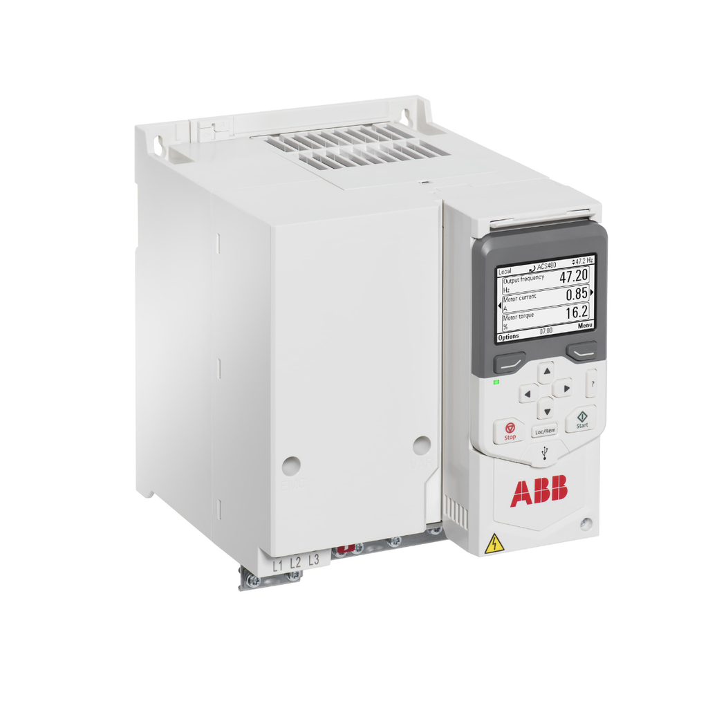 Variador de velocidad ACS480, 5.5 kW  Trifásico, 200 - 240 Volt, IP20