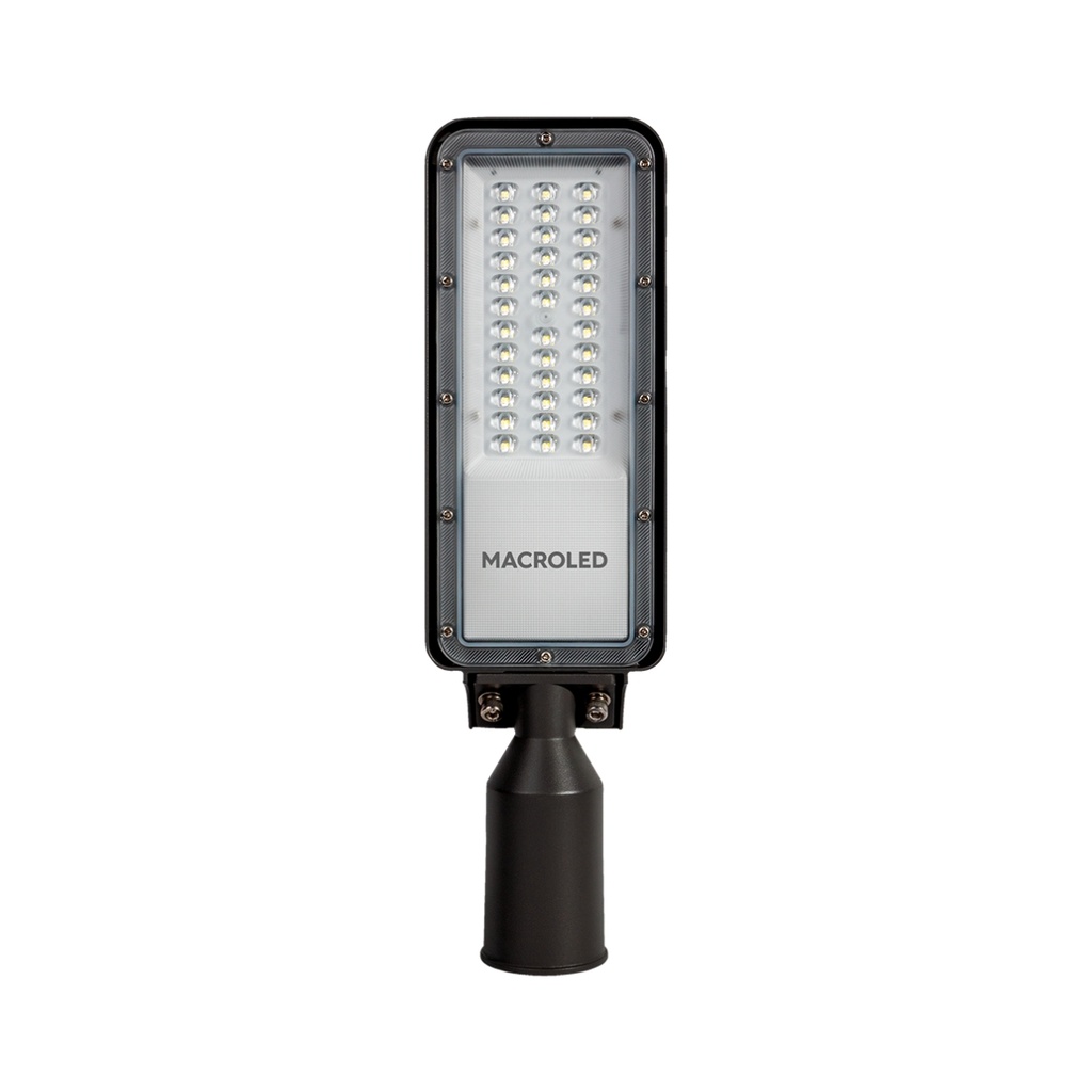 LUMINARIA LED ALUMBRADO PÚBLICO LUMAX, 50W, 165-265VAC, 130LM/W, 5700K, FP&gt;0.9, CRI &gt;80, IP65, IK08, SPD 4KV, THD&lt;20%