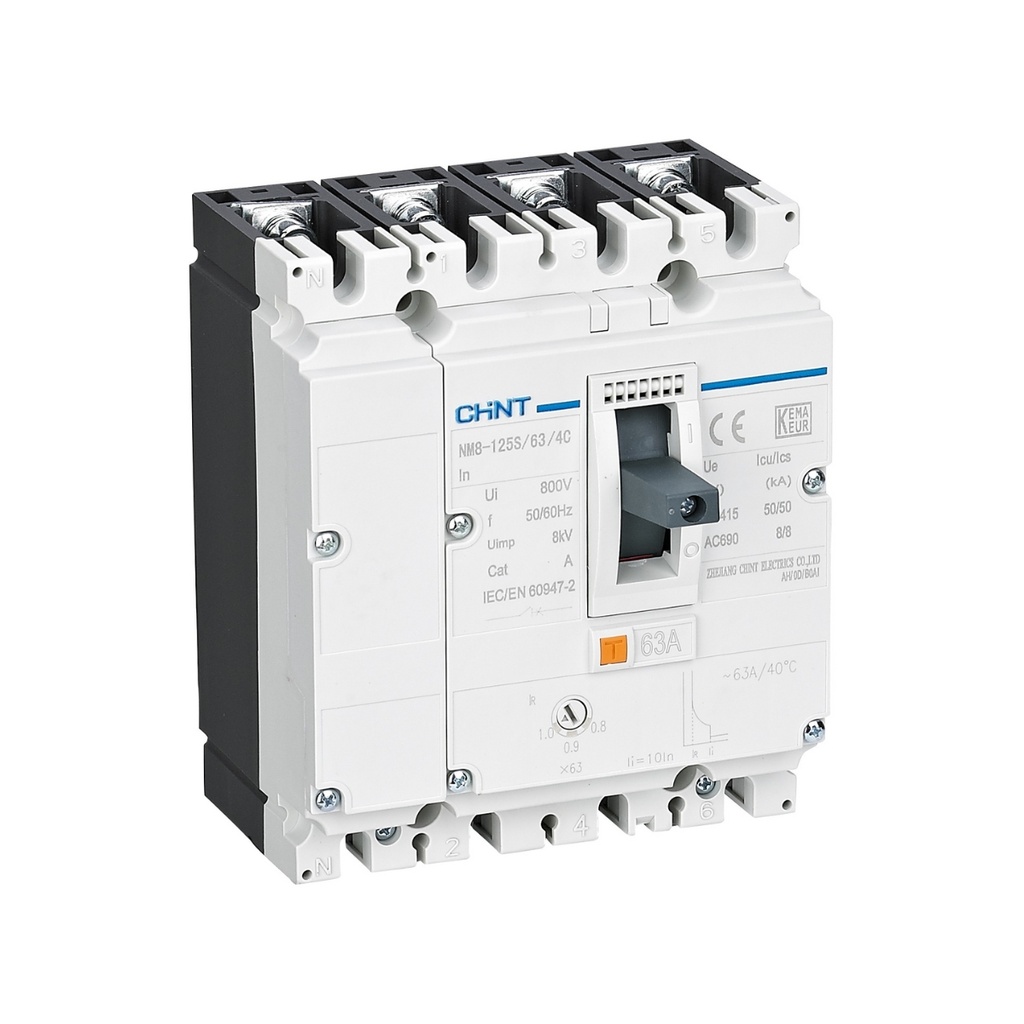 INTERRUPTOR CAJA MOLDEADA NM8N-400S, 400A, 3P, Tipo M ( Motor)