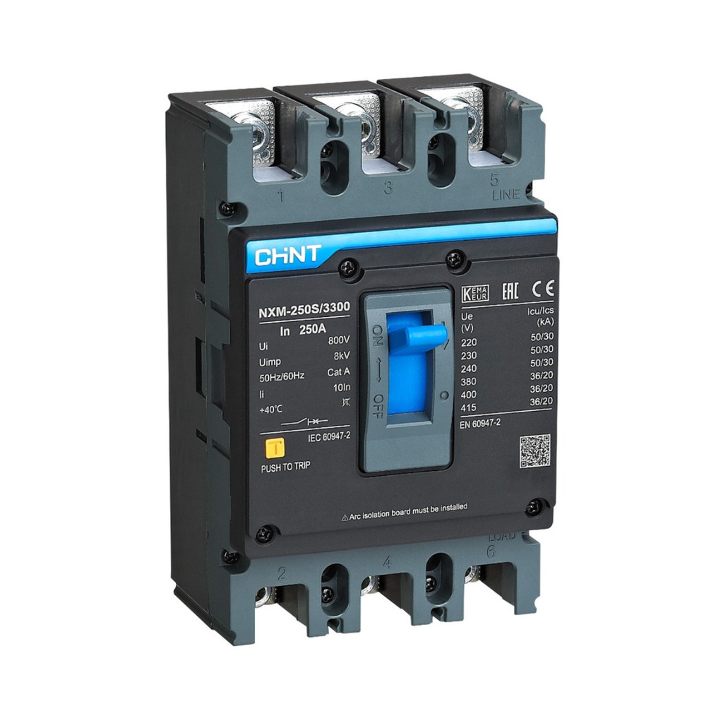 LLAVE DE FUERZA 3P NXM-250H 200A (FIJO) 50KA/415v 75KA/220VAC