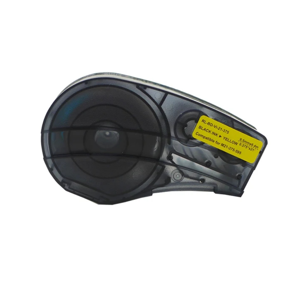 Cinta para Rotulador Brady 9.52 mm x 6.4 m - Color Amarillo (Compatible con M210 / M211 / M210-LAB)