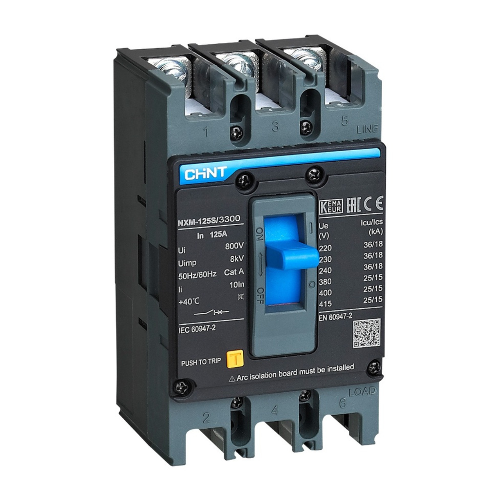 LLAVE DE FUERZA 3P NXM-125H 125A (FIJO) 50KA/415v 75KA/220VAC