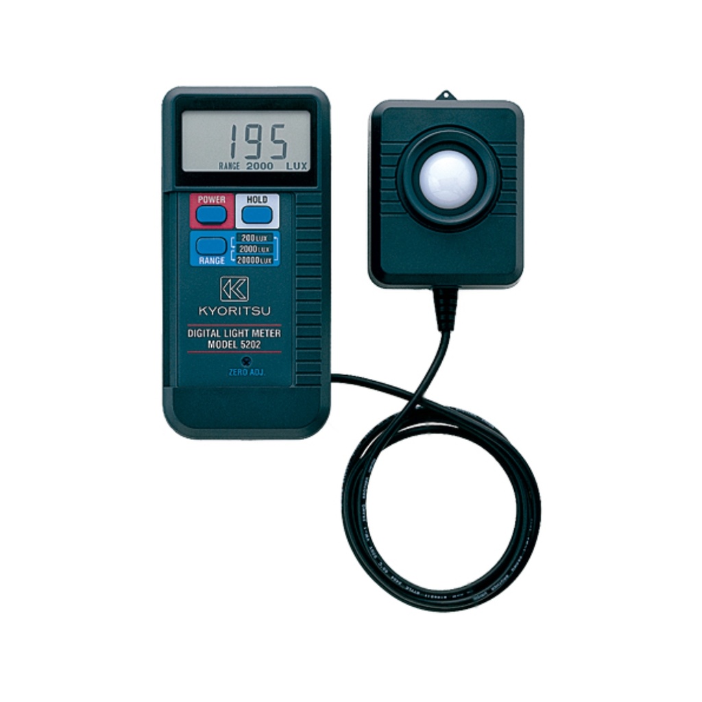Luxómetro digital de tres rangos 200/2000/20000 lux