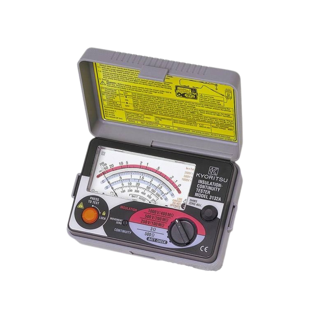 MEGOHMETRO ANALOGO 1000V-400 MOHM 3132A KYORITSU            