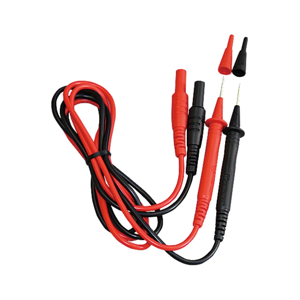 Puntas de prueba rojo-negro 11cm. CAT III 1000V compatible 2002PA, 2002R, 2003A, 2009R, 2200, 2200R
