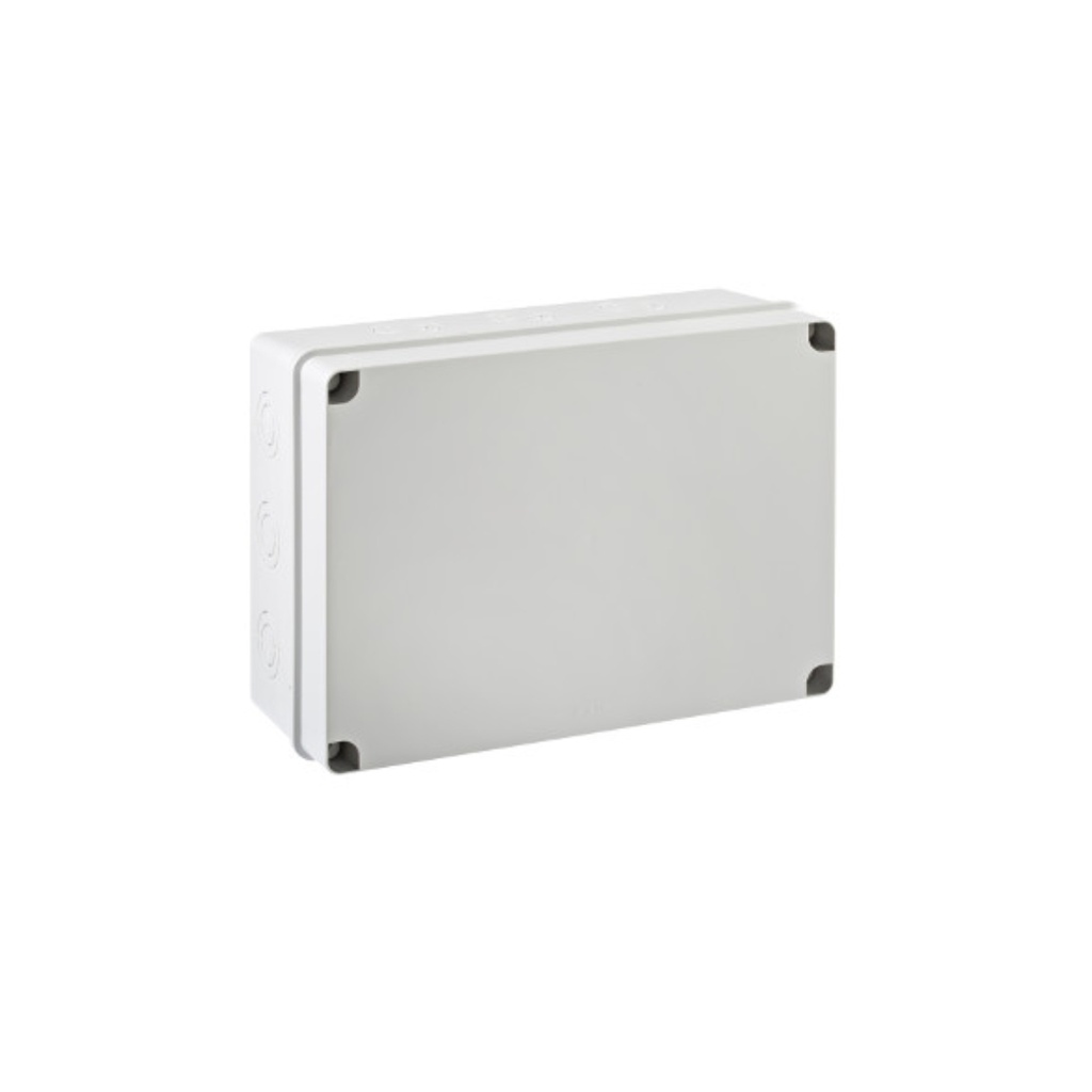 Caja de derivación pretroquelada libre de halógeno IP67 IK07 243x333x132mm