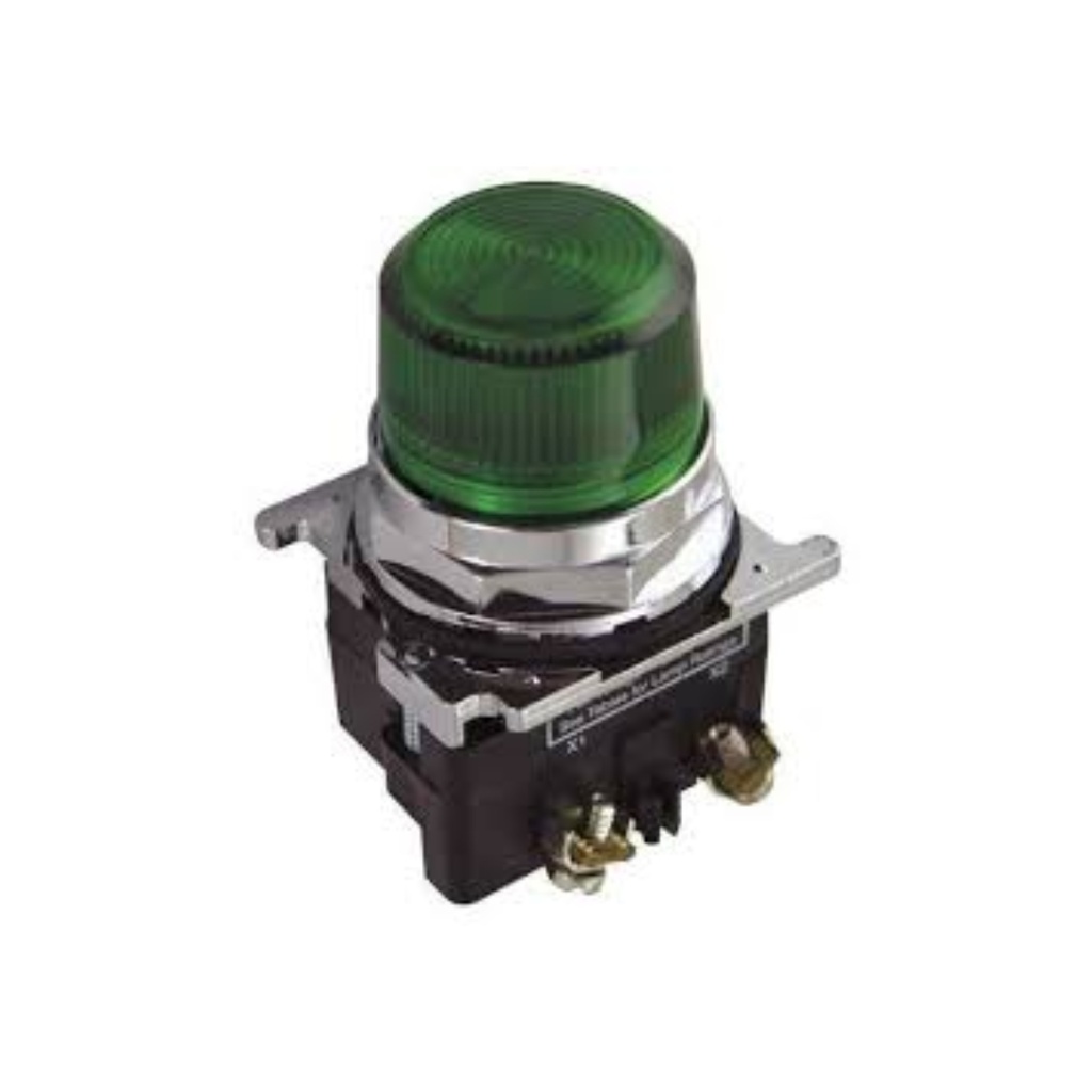 Piloto led verde 30.5mm 120VAC