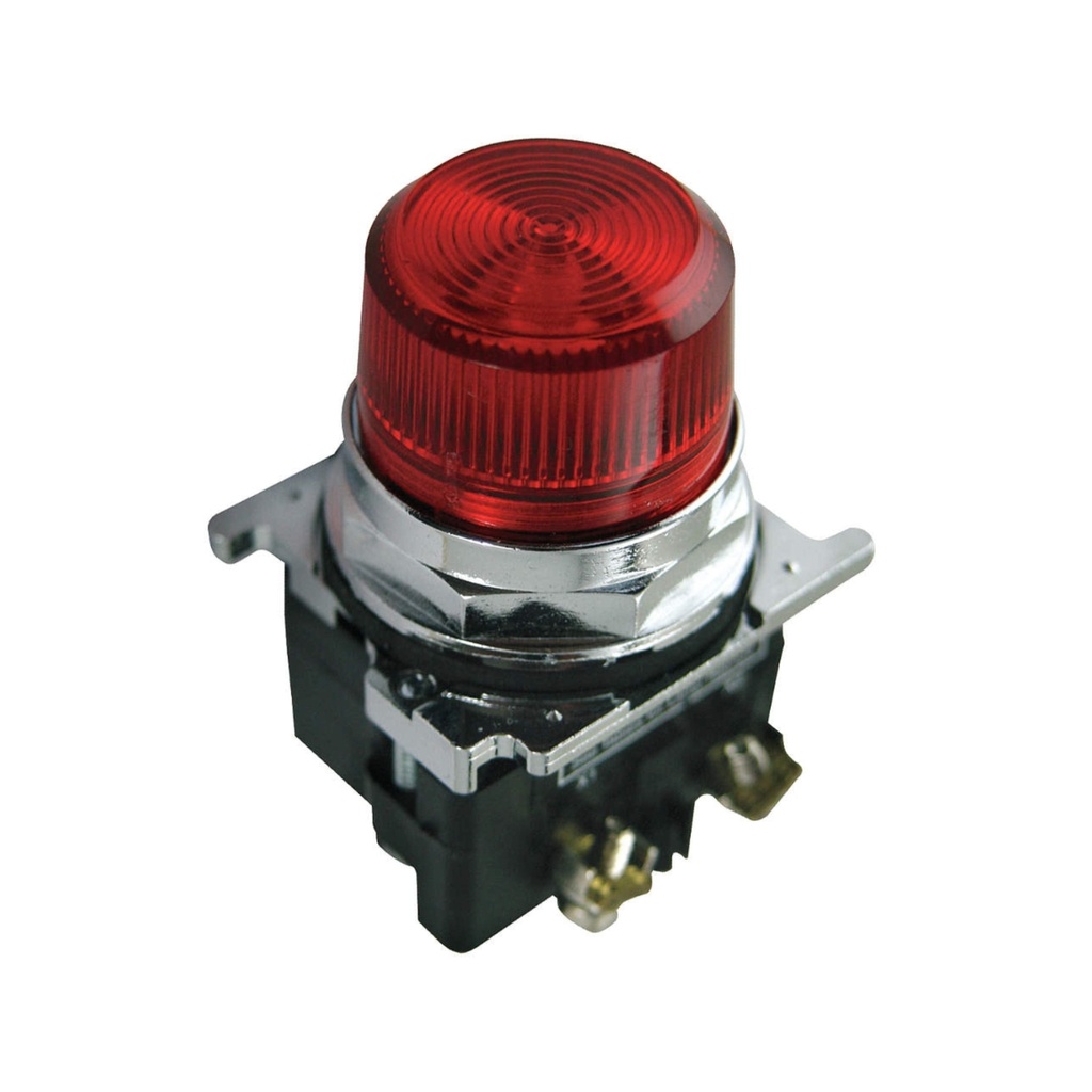 Piloto led rojo 30.5mm 120VAC