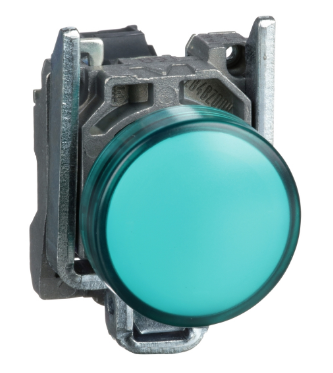 Piloto De Señalizacion Metal Color Verde Ø 22Mm 24Vac/Dc  Harmony