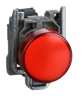 Piloto De Señalizacion Metal Color Rojo Ø 22Mm 24Vac/Dc  Harmony