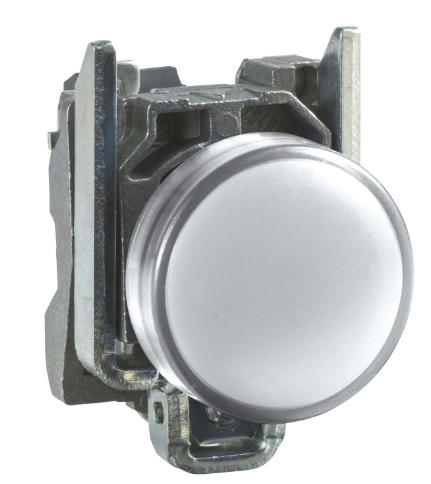 Piloto De Señalizacion Metal Color Blanco Ø 22Mm 120Vac  Harmony