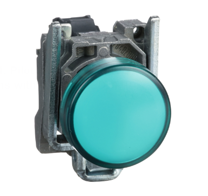 Piloto De Señalizacion Metal Color Verde Ø 22Mm 120Vac  Harmony