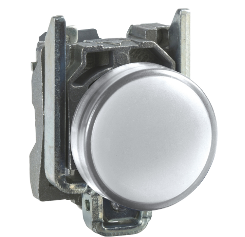 Piloto De Señalizacion Metal Color Blanco Ø 22Mm 220Vac  Harmony