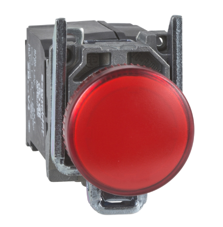 Piloto De Señalizacion Metal Color Rojo Ø 22Mm 220Vac  Harmony