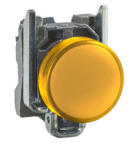 Piloto De Señalizacion Metal Color Amarillo Ø 22Mm 220Vac  Harmony