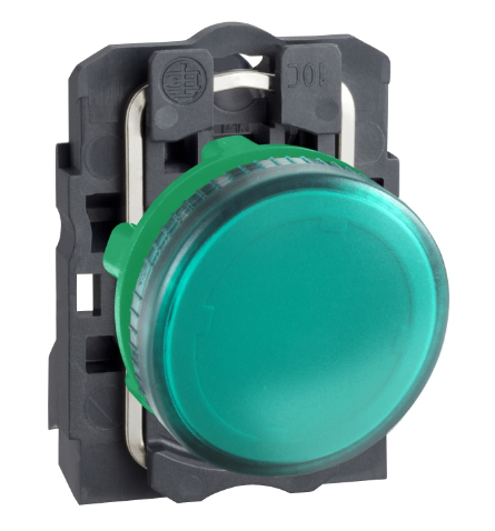 Piloto De Señalizacion Plast Color Verde Ø 22Mm 250Vac  Harmony  S/Lampara