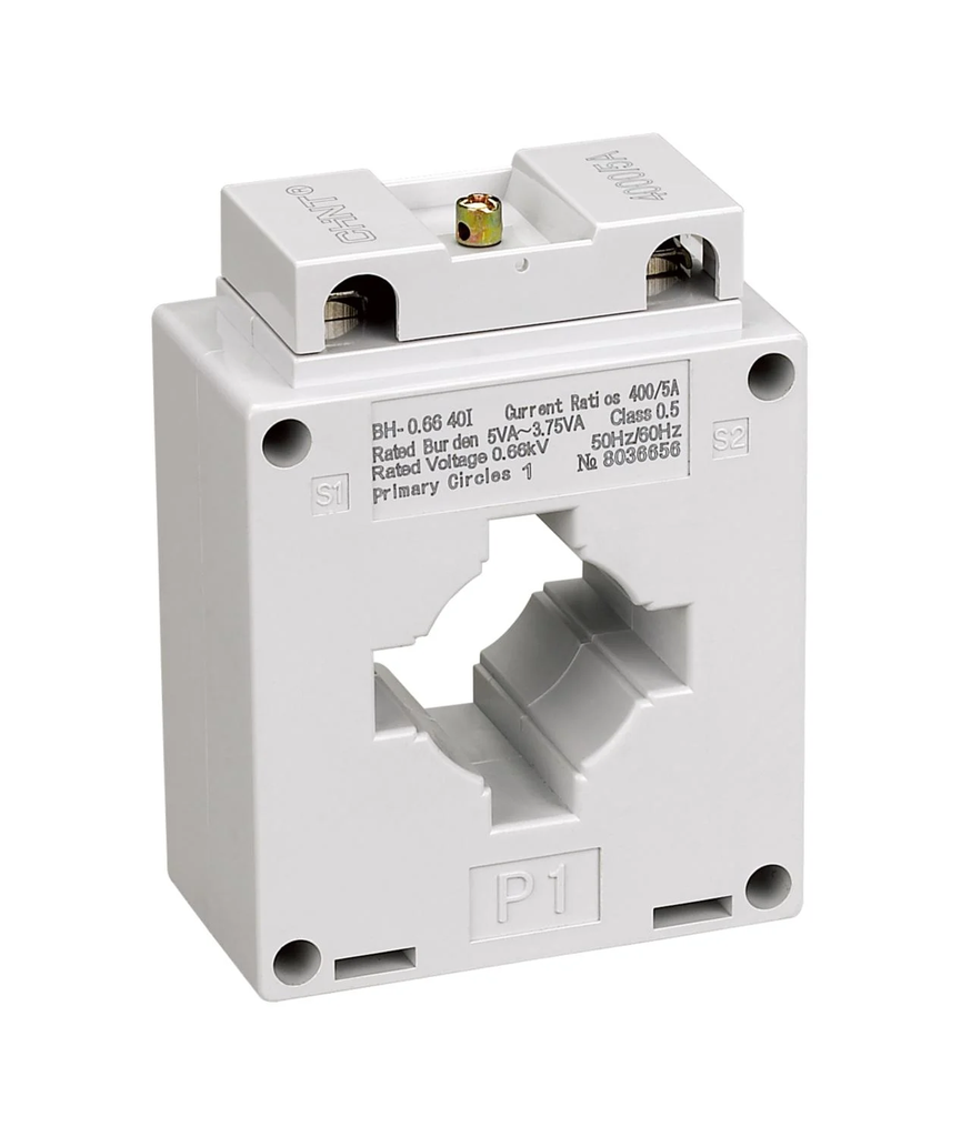 Transformador De Corriente 400/5A, Ventana 42X11Mm Clase 0.5 (1 Vuelta)