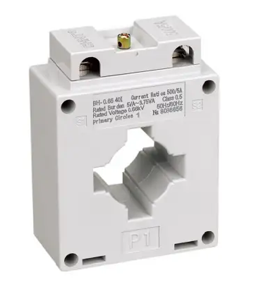 Transformador De Corriente 500/5A, Ventana 42X11Mm Clase 0.5 (1 Vuelta)