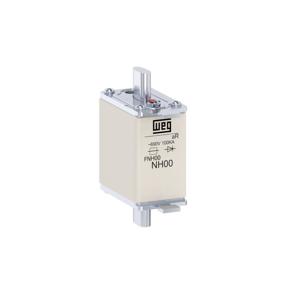 Fusible Ultrarápido Nh aR – 25A / 690V / 100kA / Tamaño 000