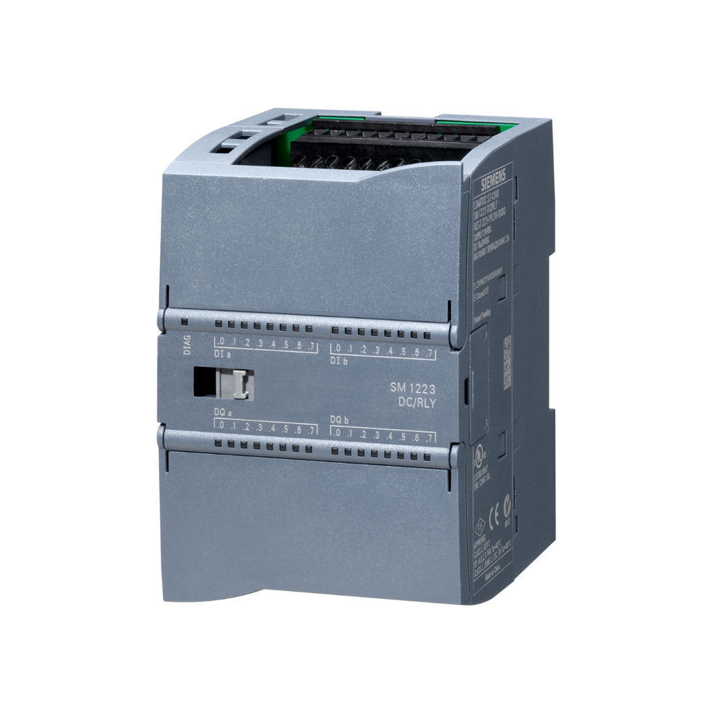 Simatic S7-1200, E/S Dig.;Sm 1223, 16 Di / 16 Do,;16 Di Dc 24 V, Sink/Source,;16 Do, Rele 2A