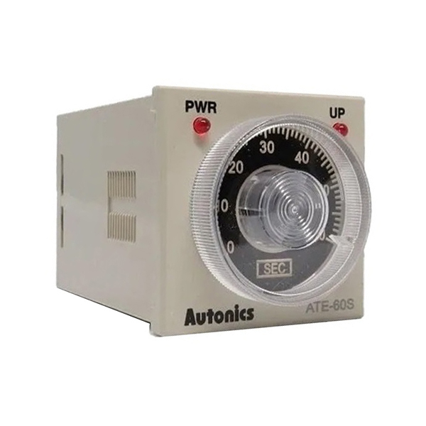 Temporizador Analogico On-Delay, T. Max 0-60s, 110-220VAC, 48x48mm