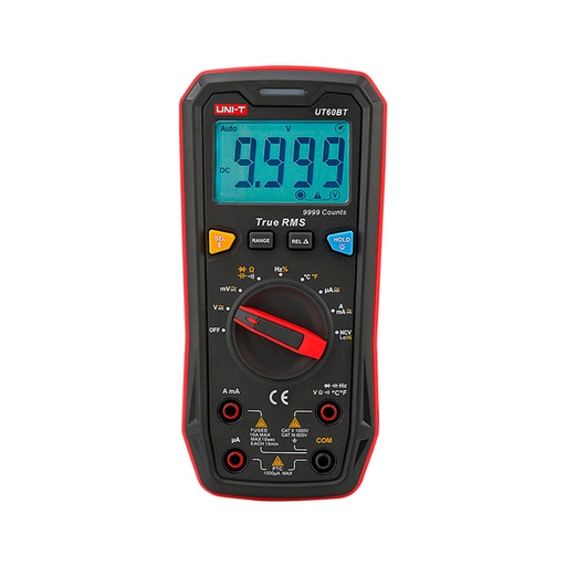 Pinza Amperimetrica Inteligente, True RMS, NCV, Con Bluetooth, Hasta 60 A AC